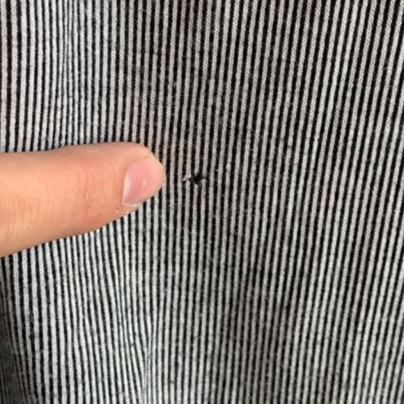 Zara Gray & Black Thin Striped Short Sleeve Shirt - Picture 4 of 8